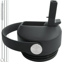 Straw Lid for YETI Rambler Lid Replacement - 18 26 36 64 oz - Flexible Handle for Yeti Cap Replacement, for Yeti Lid Accessory and RTIC Top Water Bottle Accessories