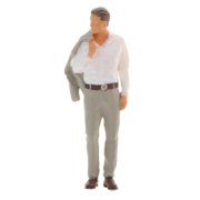 Tachiuwa Tiny Scale Diorama Painted Figure Men with Suits Characters Building Accs 1