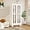 White, variant on 61.02" Metal Display Storage Cabinet,Tall Kitchen Pantry Cabinets with Acrylic Glass Doors and Adjustable Shelves,Freestanding Storage Cupboard for Kitchen, Living Room(White)