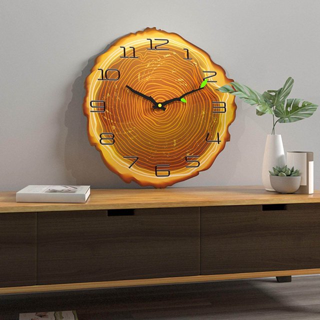 fastboy 12inch Non-ticking Silent Quartz Wall Clock Battery Operated 12 Numbers C