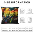 thumbnail image 5 of Shangniulu  Parrot Birds Throw Pillow Covers Decorative Pillowcases Soft Cushion Covers for Sofa Couch Bed Home Decor, 5 of 5