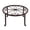 bronze, variant on IFRINID Metal Plant Stand, Heavy Duty Indoor Outdoor Flower Pot Riser for Patio Balcony Garden Planters, Black White Bronze