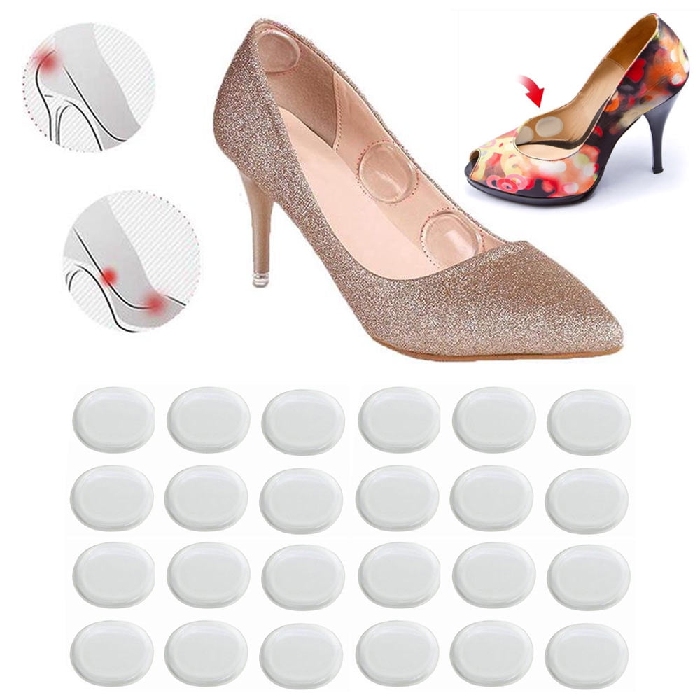24 Pack Heel Grips Inserts Gel Shoe Soft Cushions Adhesive Protector Shoe Pads