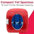 thumbnail image 4 of Frigidaire Portable Retro 12-Can Mini Refrigerator EFMIS462, Red, 4 of 12