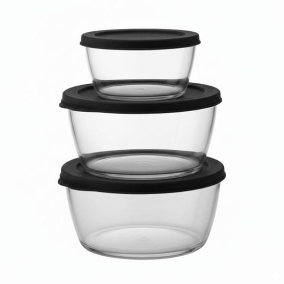 Recipiente de plástico Signoraware Crystal sin BPA | Hermético y a prueba de fugas | Apto para microondas | Ideal para la lonchera o para llevar de viaje | Perfecto para sobras y aperitivos (1 litro +