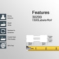 thumbnail image 5 of BETCKEY - Barbell Style Jewelry/Price Tag Labels Replace for DYMO 30299 (3/8" x 3/4") - Compatible with DYMO Labelwriter 450, 4XL & Zebra Desktop Printers [2 Rolls/3000 Label, 5 of 5