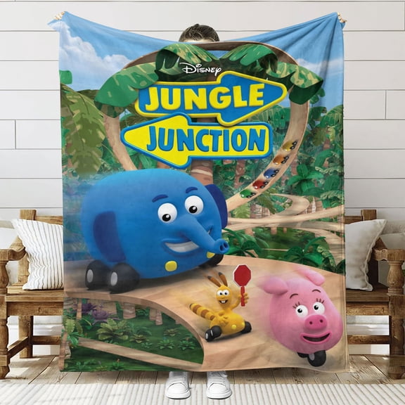 junction Jungle Throw Blanket Gifts for Fans Lover Girls Boys Women Present Hoodie Him Bed 60"x80"