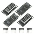 thumbnail image 1 of 4 Digit Tube LED Segment Digital Tube Display Module 4 Digit Display Board Display Module 0.36in TM1637 Drive Chip Clock Display, 1 of 7
