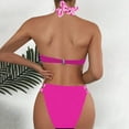 thumbnail image 5 of Elainilye Fashion Swimwear for Women Sexy Bikini Two-Piece Swimsuit Print Swimwear Beachwear Bathing Suits,Pink, 5 of 7