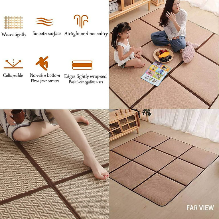 Japanese Style Household Tatami Cushion Thickened Splicing Floor Mat In  Living Room And Bedroom Mattress Floor Mat Bedroom Decor
