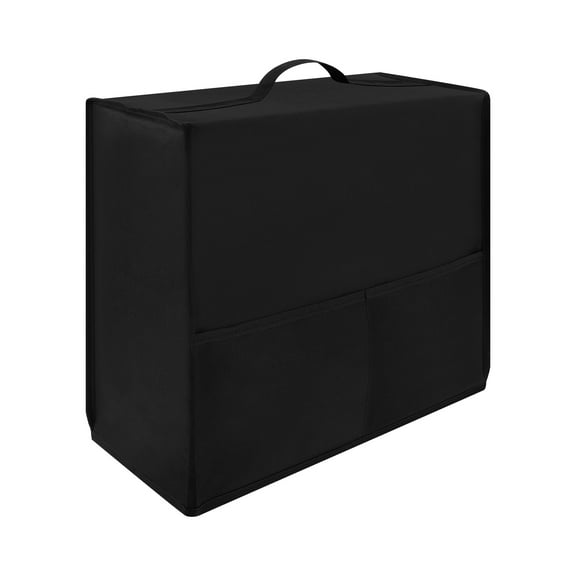 Tcwhniev Oxford Cloth Slush Machine Cover with Handle and Pocket Waterproof and Dustproof Frozen Beverage Machine Cover for Home Use 48x43x20cm