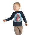 thumbnail image 4 of Penguin in a Scarf - Toddler Long Sleeve Tee, 4 of 4