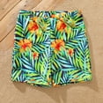 thumbnail image 2 of PatPat Family Matching All Over Plant Swim Trunks Shorts and Ruffle Swimsuit,Sizes Baby/Boy/Girl/Adult,2-Piece, 2 of 5
