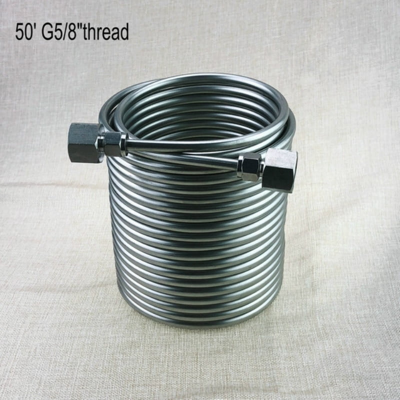 Food Grade 304 Stainless Steel Condenser Coil Beer Cooling Coil Wort Chiller Malt Juice Cooler