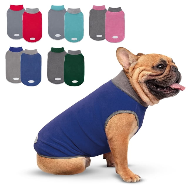 Jersey de forro polar elástico cyeollo para perros pequeños