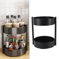 thumbnail image 7 of Turntable Spice Rack 360 Degree Rotatable Large Capacity Carbon Steel Turntable Seasoning Organizer For Kitchen, 7 of 7