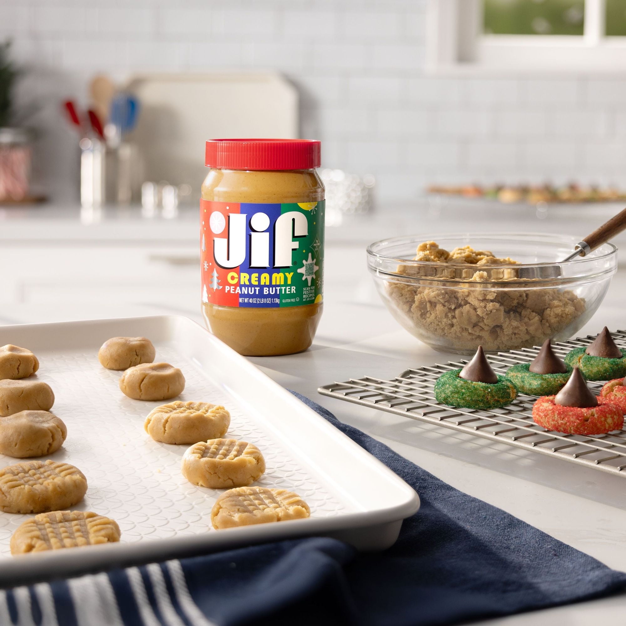 Jif Creamy Peanut Butter, 40-Ounce Jar (2 pack)