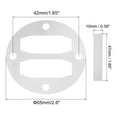 thumbnail image 2 of Uxcell 47mm Head Gasket Kit Reed Valve, 3 Sets Central Pneumatic Air Compressor Parts, 2 of 5