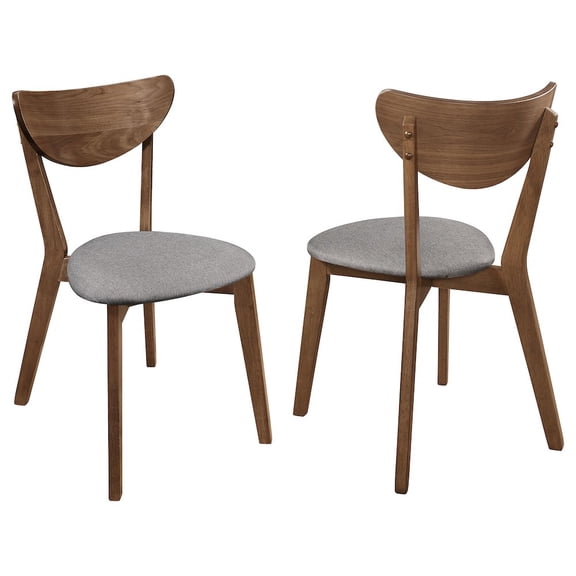Plethoria Home Mid-Century Modern Dining Chairs (Set of 2)