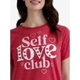 thumbnail image 5 of Valentine’s Day Women's Graphic Tee from Way to Celebrate, Sizes S-XXXL, 5 of 5
