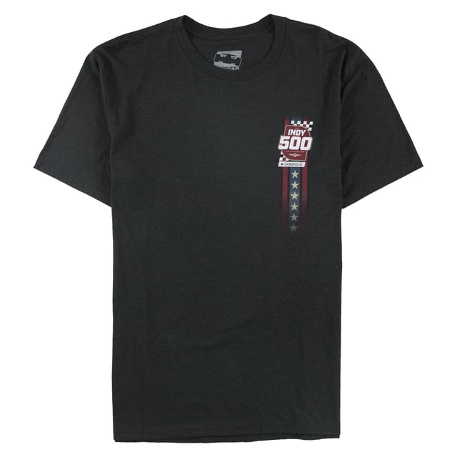 Camiseta gráfica Indy 500 Americana para Hombre Negra Pequeña
