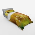 thumbnail image 3 of Ambesonne Watercolor Bedding Set 4 Pcs, Dandelions Fawn Colors, Queen, Yellow Green, 3 of 3