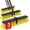 Yellow 18 Inches Heavy Duty 3 Pack, variant on 18 Inch Heavy Duty Push Broom with 63" Long Handle for Outdoor Deck Driveway Garage Yard Patio Warehouse Concrete Floor Cleaning
