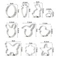 thumbnail image 2 of Variety Styles Stainless Steel Easter Biscuit Cutter Easter Rabbit Eggs Carrot Cookie Mold Kitchenware Cookie Cutter Baking Tool, 2 of 5