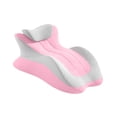 thumbnail image 3 of Almohada triangular suave para dormir de lado, ideal para hombres y mujeres. Rosa Gris, 3 of 6