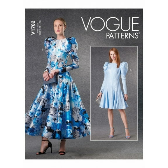 Vogue Sewing Pattern 1782 Dresses B5 (8-10-12-14-16)