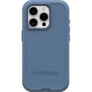 OtterBox iPhone 15 Pro Only - Defender Series Case - Baby Blue Jeans Blue - Case Only - Screenless - Rugged & Durable - with Port Protection - Non-Retail Packaging