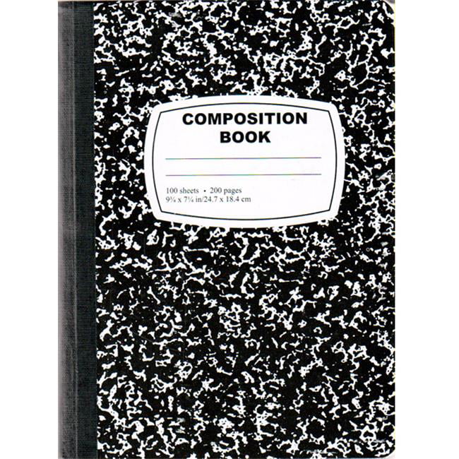 48 Count 100 Sheets Wide Ruled Paper Mead Composition Book/Notebook 