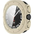 thumbnail image 2 of KOMI Fit for Samsung Galaxy Watch Ultra 47mm Case Cover, Scratch-Resistant Full Coverage Hard PC Protective Case &Tempered Glass Screen Protector Bumper for Samsung Galaxy Watch Ultra 47mm (Beige), 2 of 6