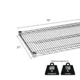 thumbnail image 2 of Excellante Chrome plated wire shelves 21" x 72" with 4 set plastic chip, comes in 2 shelves, 2 of 2