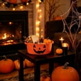 thumbnail image 6 of Halloween Candy Basket Cotton Rope Handheld 9.1x7.1x2.4in with Ghost Decor for Kids Trick or Treat Party by OVFUIZ, 6 of 6