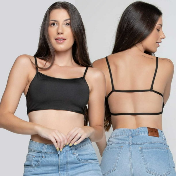 Top Costa Nua Model by Gringa Academia Alça Fina Dyeu Modas Deng Xun unisex