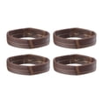 thumbnail image 1 of 4uds PU Cuero Bucles Reemplazo Retención Anillo Guardián para 21mm Ancho Reloj Banda, Oscuro Marrón Unique Bargains Multi herramientas, 1 of 5