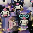 thumbnail image 3 of New Sanrio Kuromi Lucky Divination Series Action Figures Kawaii Anime Collection Model Statue Dolls Cute Girl Birthday Blind Box, 3 of 7