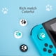 thumbnail image 4 of Gwong Electrónica 4pcs gato pata joystick thumb stick agarre tapa para el conmutador de NS Lite Controlador de juegos, 4 of 7