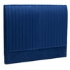 MoDRN Marni Channel Tufted Headboard, Full/Queen, Dark Blue
