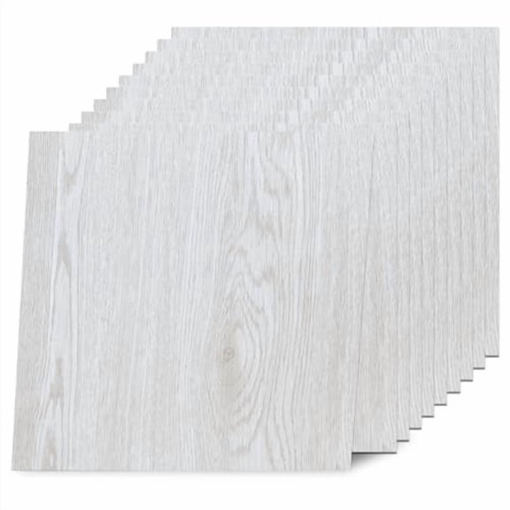Peel and Stick Floor Tile 32 Sq.Ft Coverage 32-Pack Whitewashed Pine 12" x 12" Vinyl Floor Tiles Self Adhesive Waterproof Perfect for DIY Projects$$Tools & Hardware Other