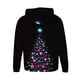 thumbnail image 5 of Sudadera con capucha para hombre, estilo casual, con cuello redondo, estampado de árbol de Navidad, manga larga, blusa de poliéster, 5 of 5