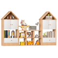 thumbnail image 6 of Glavbiku Multipurpose Children's Bookshelf with 2 Drawer,Adjustable Storage for Book and Toy,Natural, 6 of 14