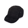 thumbnail image 2 of Deago Men’s Winter Baseball Cap with Ear Flaps Dad Caps Fleece Lined Warm Trooper Trapper Hunting Hat for Cold Weather (Black), 2 of 9