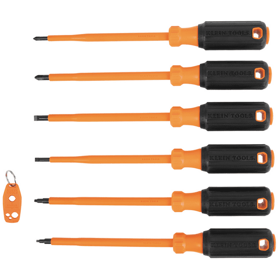 Klein Tools Insulated Screwdriver Set, 7 Pieces
