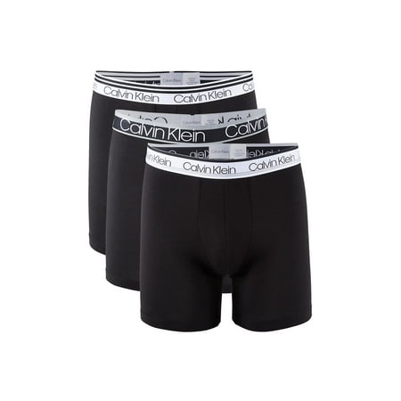 Calvin Klein Men`s Cotton Stretch Variety Waistband Boxer Briefs 3 Pack ...