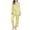 Yellow, variant on Enjoytime Womens 2 Piece Outfits Cute Printed Button Down Shirts Pants Loungewear Comfy Long Sleeve Sleepwear Casual Cozy Soft Pajama Set