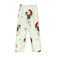 thumbnail image 5 of Daiia Men'S Christmas Pug Dog Pants,Bottoms Sleep Lounge,Pajama Pants,Pj Bottoms Drawstring And Pockets-X-Large, 5 of 9