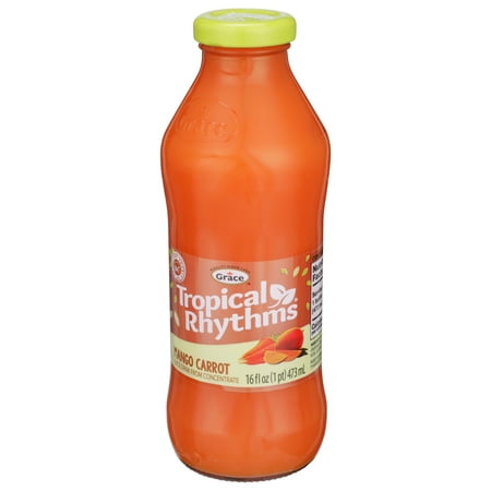 Grace Tropical Rhythms Mango Carrot Juice 16 fl oz Bottle