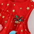 thumbnail image 5 of UYYX Toddler Tutu Dresses Velvet Dress Sequin Tutu Girl Tutu Dress 3T 2T Girls Cake Xmas Tree Dresses, 5 of 7